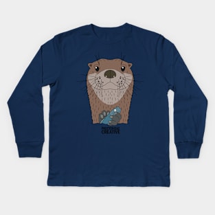 Neotropical otter Kids Long Sleeve T-Shirt